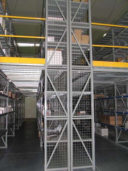 阁楼货架图片 新乡订做阁楼货架 产品结构牢固